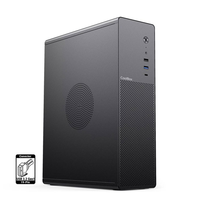 Coolbox Caja PC M-ATX T100 Slim USB-C 3.0 Sin Fuente Coolbox Caja PC M-ATX T100 Slim USB-C 3.0 Sin Fuente