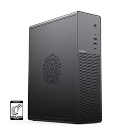 Coolbox COO-PCT100-0 Caja de PC Micro ATX Slimline Negra, con Puerto USB-C 3.2 Gen1, Soporte para 4 Unidades SSD 2.5", Compatible con Fuentes TFX y Tarjetas Low-Profile