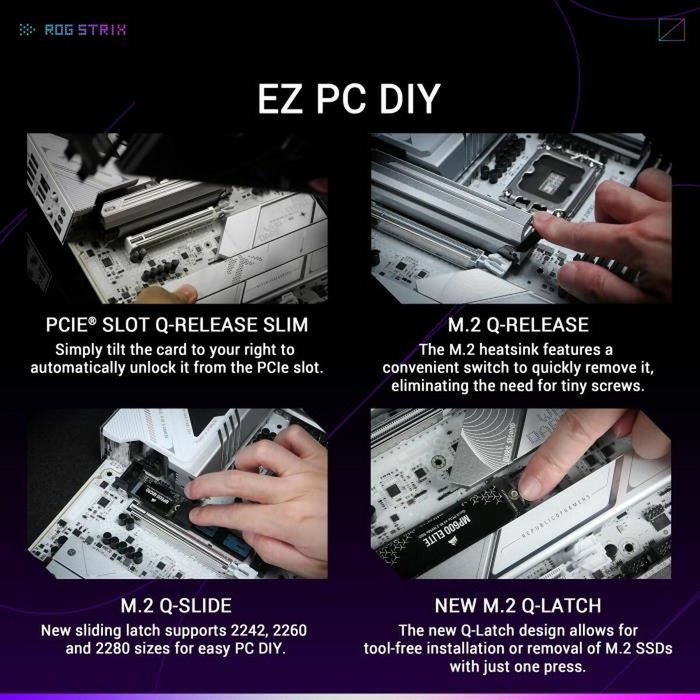 ASUS ROG Strix Z890-A Gaming WiFi Blanco