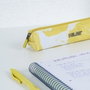 Milan Estuche Portatodo Mini Redondo Serie Lava Amarillo