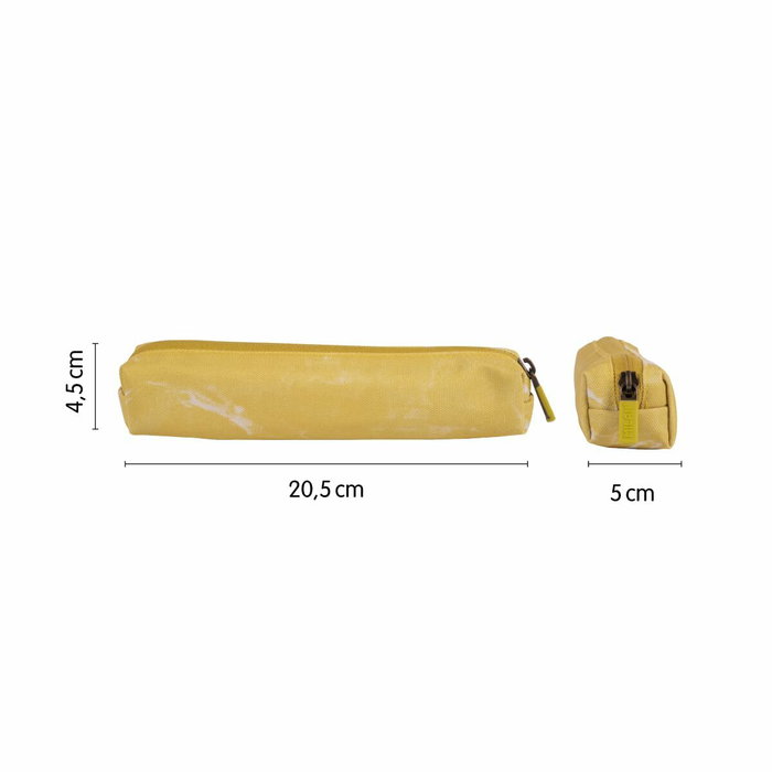 Milan Estuche Portatodo Mini Redondo Serie Lava Amarillo Milan Estuche Portatodo Mini Redondo Serie Lava Amarillo