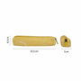 Milan Estuche Portatodo Mini Redondo Serie Lava Amarillo