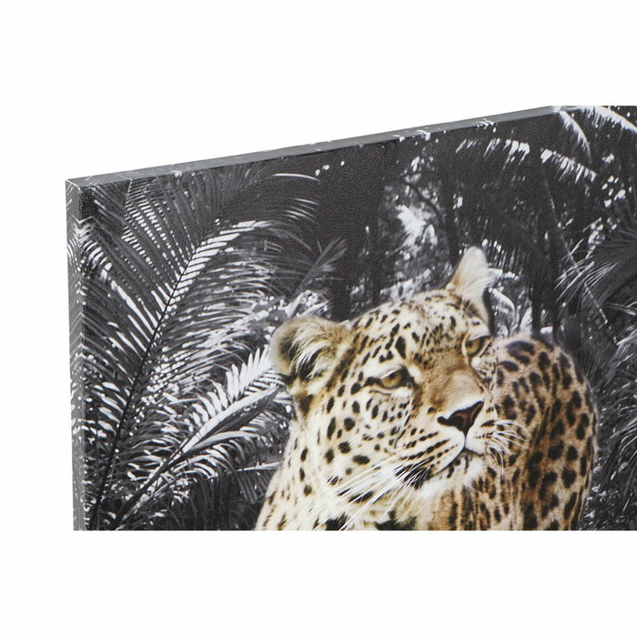 DKD Home Decor Set de 4 Cuadros de Lienzo y MDF con Diseño de Leopardo DKD Home Decor Set de 4 Cuadros de Lienzo y MDF con Diseño de Leopardo