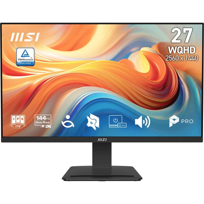 MSI Pro MP273Q E14 Monitor de 27 pulgadas WQHD IPS 144Hz Negro