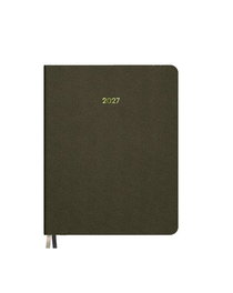 Dohe Agenda Anual 2027 Zenith Cosida Tapa Flexible Polipiel Marrón