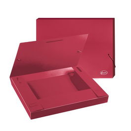 Carpeta De Proyectos Forofis Pp A4 Gomas 3 Cm Rojo