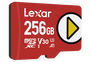 Lexar LMSPLAY256G-BNNNG Tarjeta MicroSDXC PLAY UHS-I 256 GB Clase 10 V30 U3 Velocidad Lectura 150 MB/s Rojo