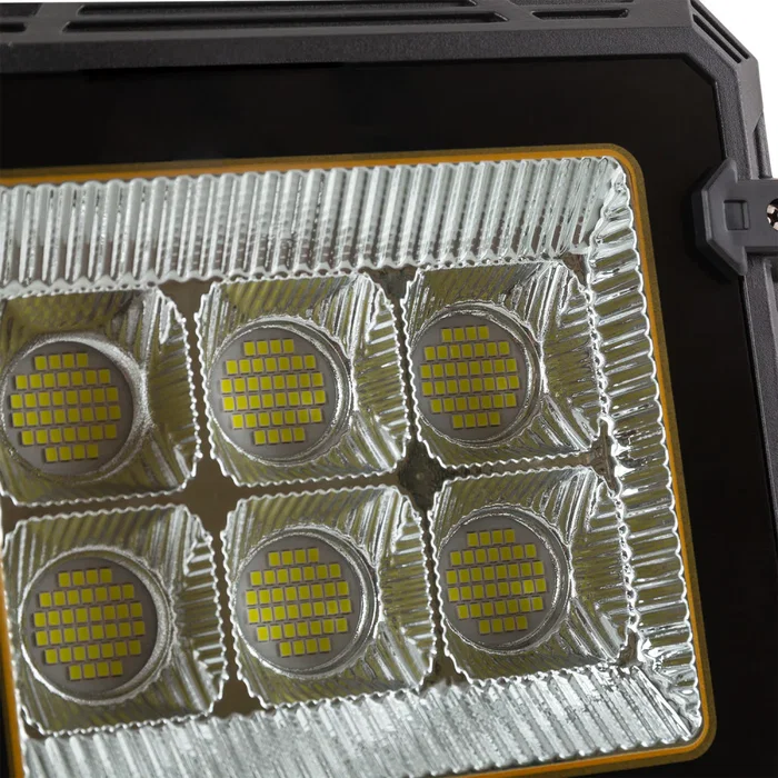 Proyector Solar LED 200W con Panel Solar, Mando a Distancia, IP65 [1916-FLSOL-200W-CW]