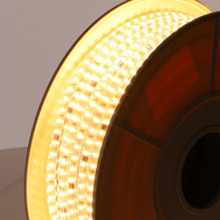 Tira LED SMD2835 Autorectificada 6000K con Difusor Microprismático 50m CW IP65 Tira LED SMD2835 Autorectificada 6000K con Difusor Microprismático 50m CW IP65