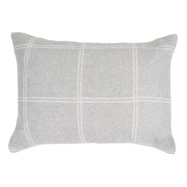Cojín Cuadros Gris Perla 70 X 50 cm (Set de 2)