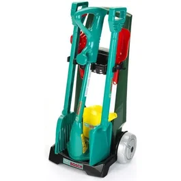 Bosch Carro de Jardín Klein 2751 con Accesorios: Pala, Rastrillo, Regadera y más (Licencia Oficial)