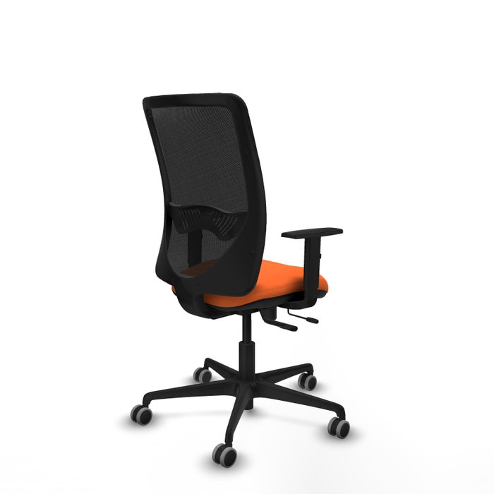 PIQUERAS Y CRESPO Silla de oficina Zulema Naranja y Negro PIQUERAS Y CRESPO Silla de oficina Zulema Naranja y Negro