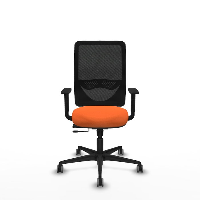 PIQUERAS Y CRESPO Silla de oficina Zulema Naranja y Negro PIQUERAS Y CRESPO Silla de oficina Zulema Naranja y Negro