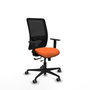 PIQUERAS Y CRESPO Silla de oficina Zulema Naranja y Negro