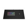 Deltaco Gaming Alfombrilla de ratón GAM-081 XXL para juegos, Negro, antiderrapante, base de caucho, bordes rematados
