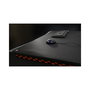 Deltaco Gaming Alfombrilla de ratón GAM-081 XXL para juegos, Negro, antiderrapante, base de caucho, bordes rematados