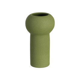 Jarrón Verde Cerámica Decoración 16 X 16 X 30 cm