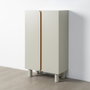 Ixia Armario Taupe Malta 80 x 40 x 137 cm