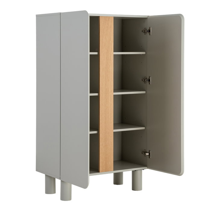 Ixia Armario Taupe Malta 80 x 40 x 137 cm Ixia Armario Taupe Malta 80 x 40 x 137 cm