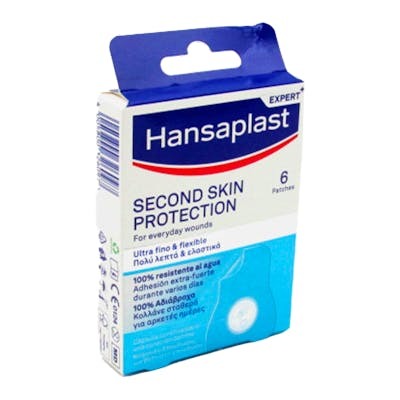 Hansaplast Second Skin Protection Apósitos Hidrocoloides M/L 6 u
