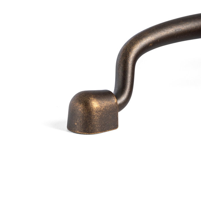 Viefe Tirador Zamak Modelo Pendant Acabado Latón Antiguo Distancia Agujeros 128 mm