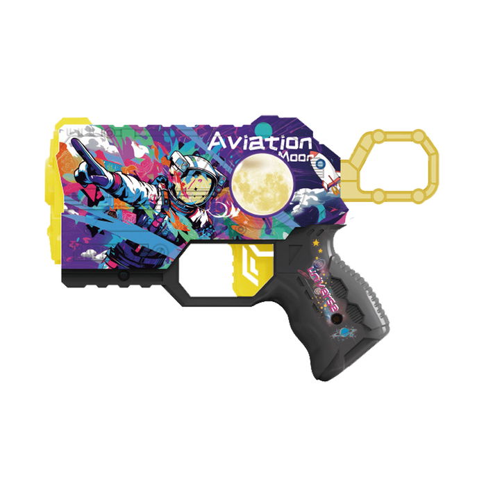 Tachan Pistola Street Shot Mini 6 Dardos T01029, Juguete de Espuma para Niños +8 Años, Diseño Grafiti