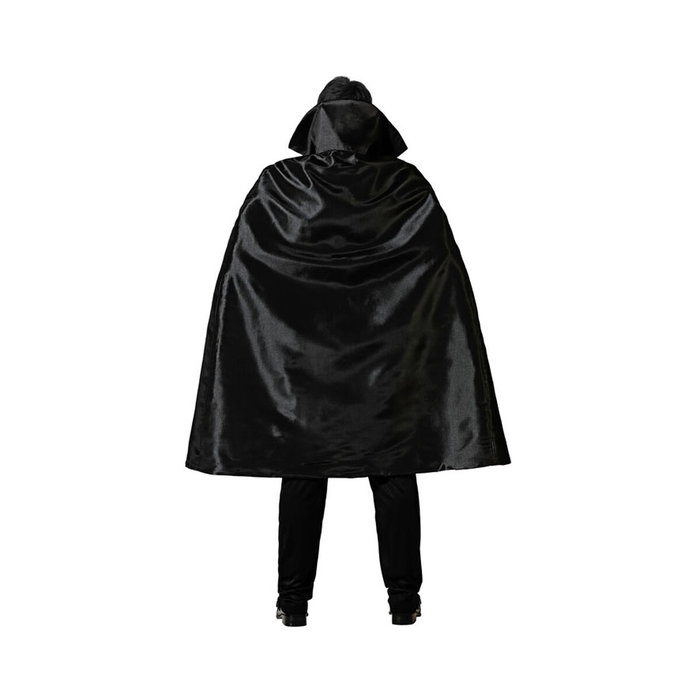 Fiesta Disfraz Vampiro Hombre Adulto - Chaleco Rojo y Capa Negra Talla XL