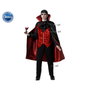 Fiesta Disfraz Vampiro Hombre Adulto - Chaleco Rojo y Capa Negra Talla XL