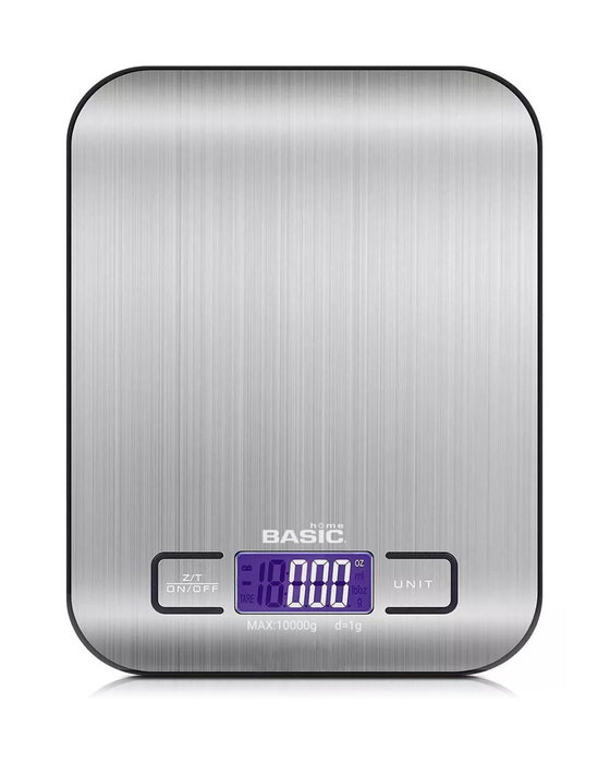 Inde Báscula de Cocina Digital 10 kg 14x18x2 cm (12 Unidades)