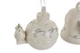 DKD Home Decor Decoración Colgante de Resina Pájaro Surtido de 2