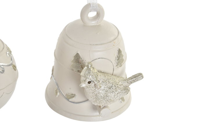 DKD Home Decor Decoración Colgante de Resina Pájaro Surtido de 2