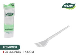 Algon Set 25 Tenedor Eco 16.5 cm (36 Unidades)