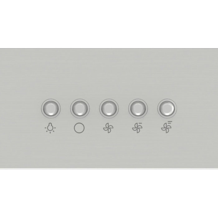 Gorenje WHU629ES/S Campana extractora bajo armario 60 cm Silver