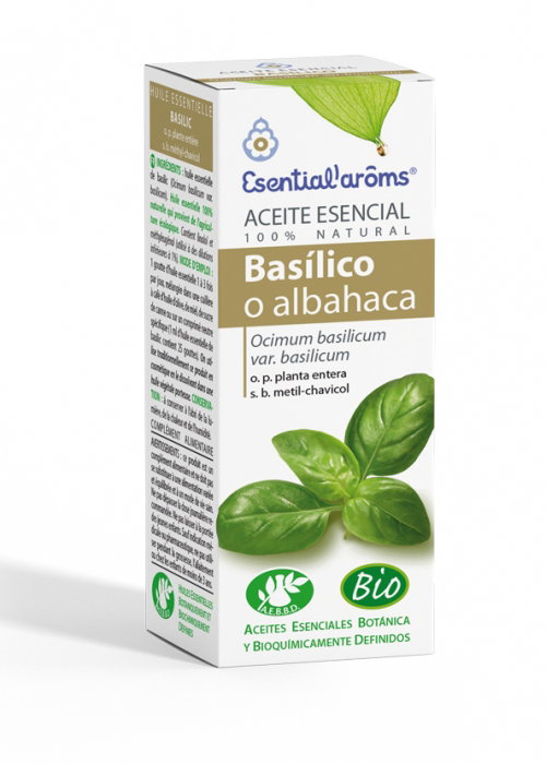 ESENTIAL AROMS Aceite Esencial de Albahaca (Basílico) BIO 10 ml