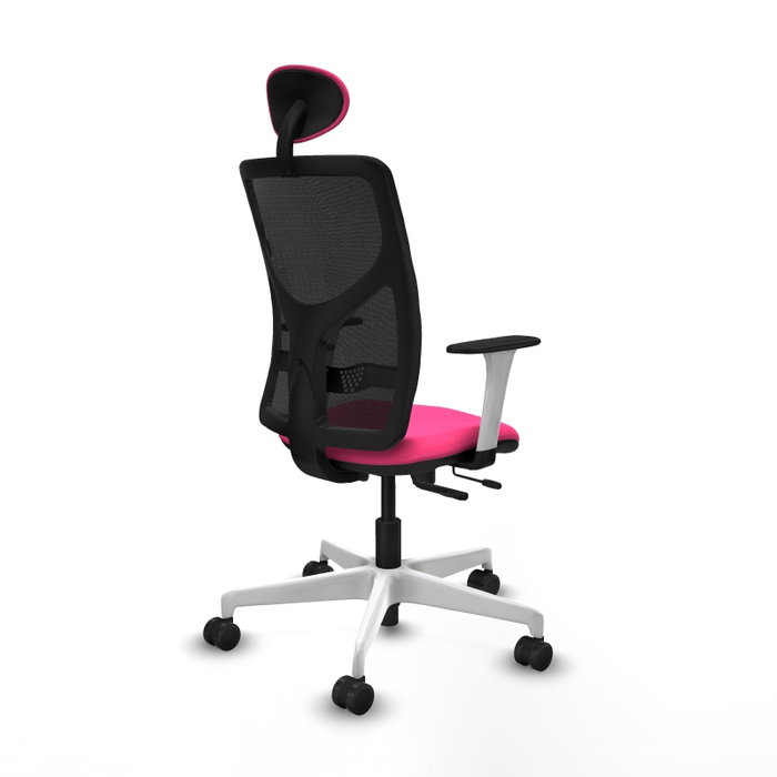 PIQUERAS Y CRESPO Silla de oficina Motilla con mecanismo Sincro/Traslack, Rosa y Negro PIQUERAS Y CRESPO Silla de oficina Motilla con mecanismo Sincro/Traslack, Rosa y Negro
