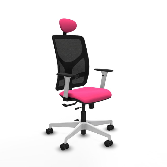 PIQUERAS Y CRESPO Silla de oficina Motilla con mecanismo Sincro/Traslack, Rosa y Negro PIQUERAS Y CRESPO Silla de oficina Motilla con mecanismo Sincro/Traslack, Rosa y Negro