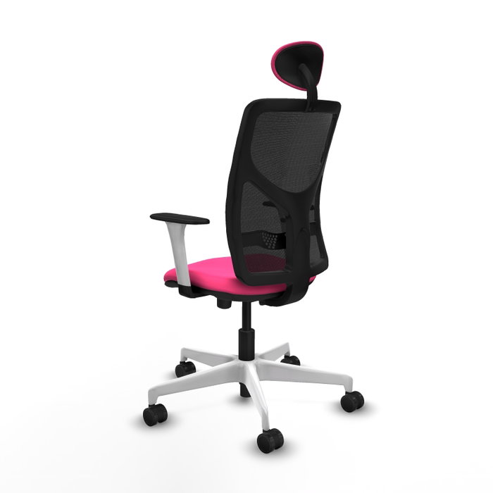 PIQUERAS Y CRESPO Silla de oficina Motilla con mecanismo Sincro/Traslack, Rosa y Negro PIQUERAS Y CRESPO Silla de oficina Motilla con mecanismo Sincro/Traslack, Rosa y Negro
