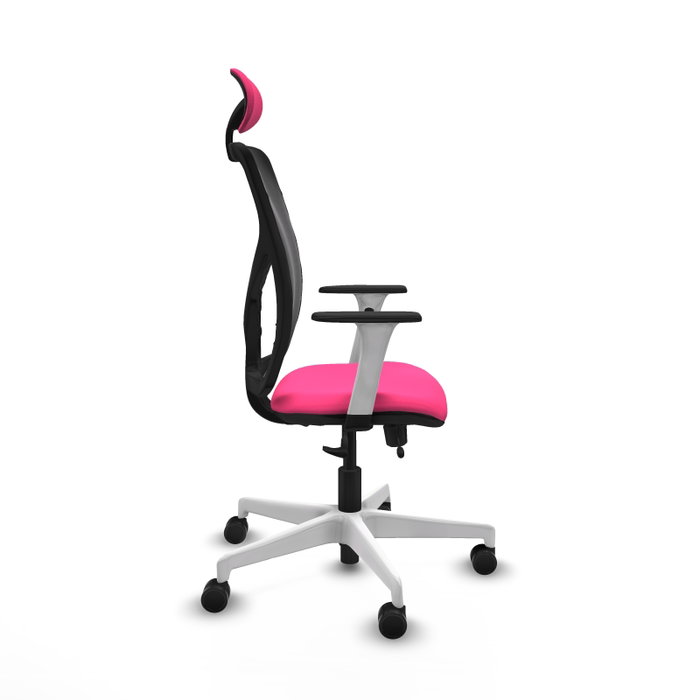 PIQUERAS Y CRESPO Silla de oficina Motilla con mecanismo Sincro/Traslack, Rosa y Negro PIQUERAS Y CRESPO Silla de oficina Motilla con mecanismo Sincro/Traslack, Rosa y Negro