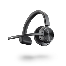 Poly Voyager 4310 Monoaural con Certificación Microsoft Teams, Adaptador BT700 y Base de Carga - Negro