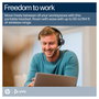 Poly Voyager 4310 Microsoft Teams Certified Headset con Adaptador BT700 y Soporte de Carga, Negro