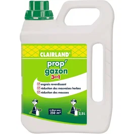 Clairland CLAIRGAZ2500 Abono Líquido para Césped 3 en 1 Concentrado 2.5 L