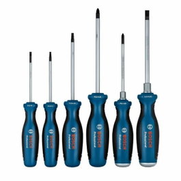 Bosch Professional Juego de 6 destornilladores planos