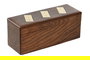 DKD Home Decor Domino Juego Set de 2 Piezas Marron Dorado 15x6x6 cm