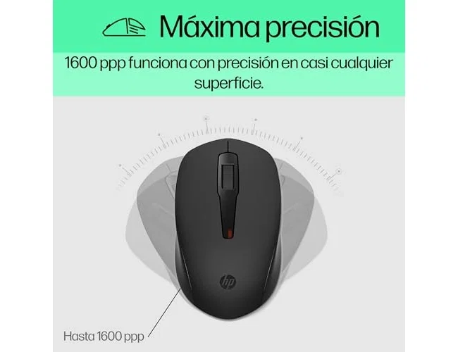 HP Combo 150 Teclado y Ratón con Cable Negro USB-A