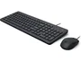 HP Combo 150 Teclado y Ratón con Cable Negro