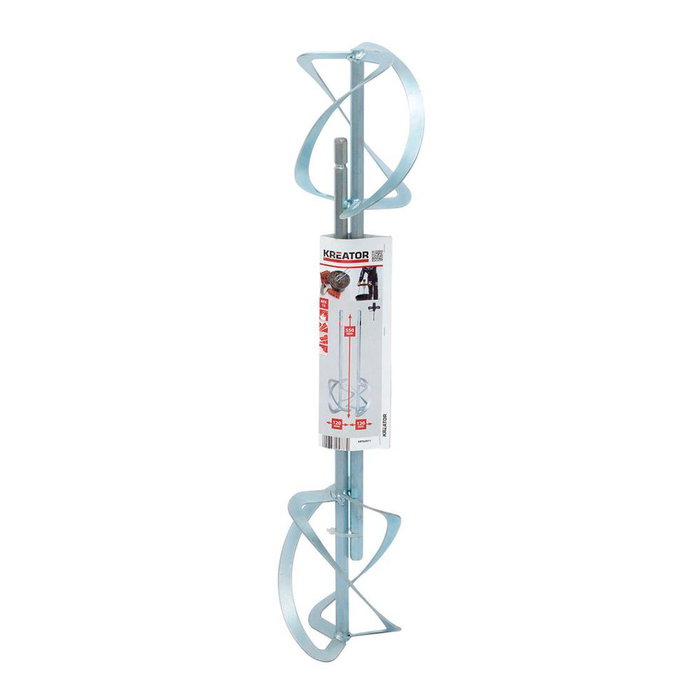 Kreator Mezclador doble galvanizado 2 x ø120 x 550 mm Hex13