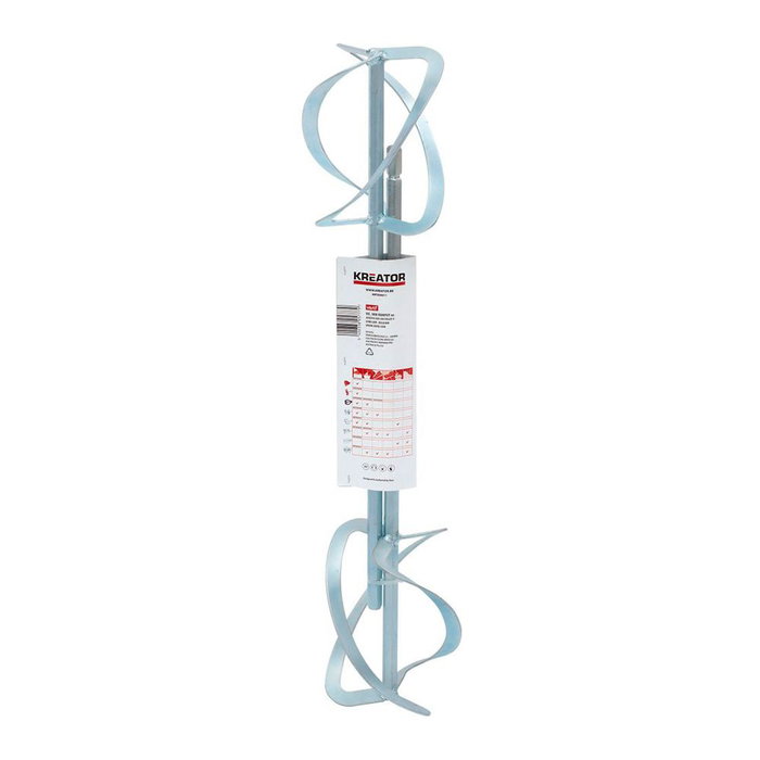 Kreator Mezclador doble galvanizado 2 x ø120 x 550 mm Hex13