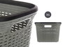 Kipit Cesta Ropa Plástico Rattan Gris 36 L 36 x 25.5 x 53 cm (Set de 12)