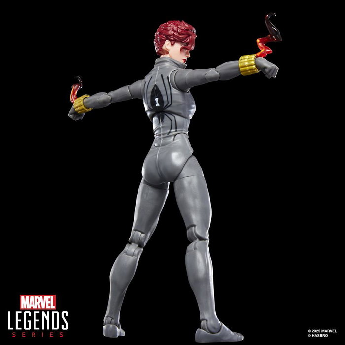 Hasbro Marvel Legends Series Figura Black Widow 15cm Escala 1:12 Figura de Acción Coleccionable Inspirada en Cómic Uncanny X-Men #268 (1990) con Accesorios