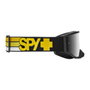 SPY Gafas de moto Foundation Plus Speedway Matte Black - Smoke Platinum Mirror & Clear, Gris/Negro, Unisex